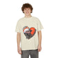 Unisex Garment-Dyed Drop-Shoulder T-Shirt – Post Malone Heart Design Printify
