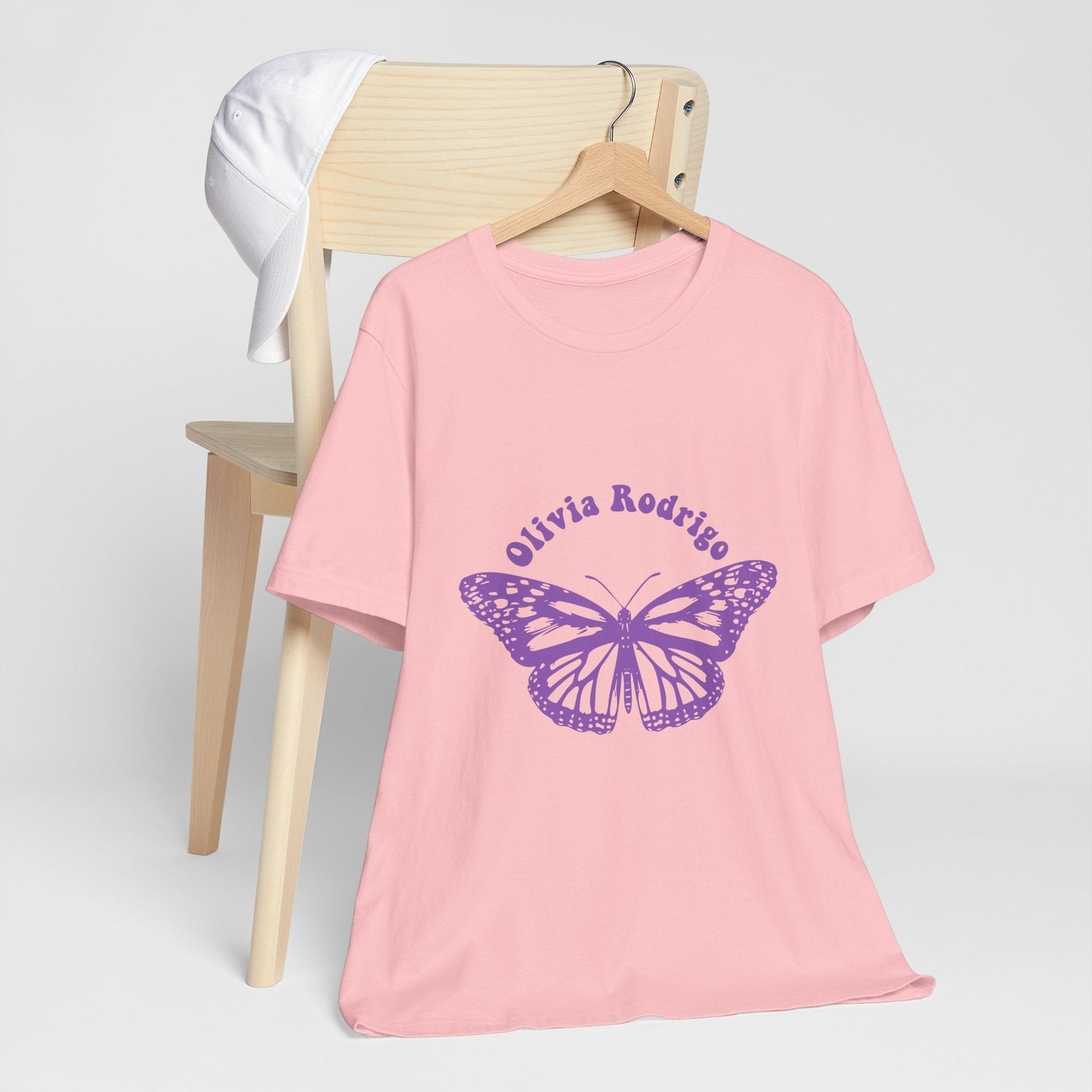 Olivia Rodrigo Unisex Jersey Short Sleeve Tee - With Butterfly Printify