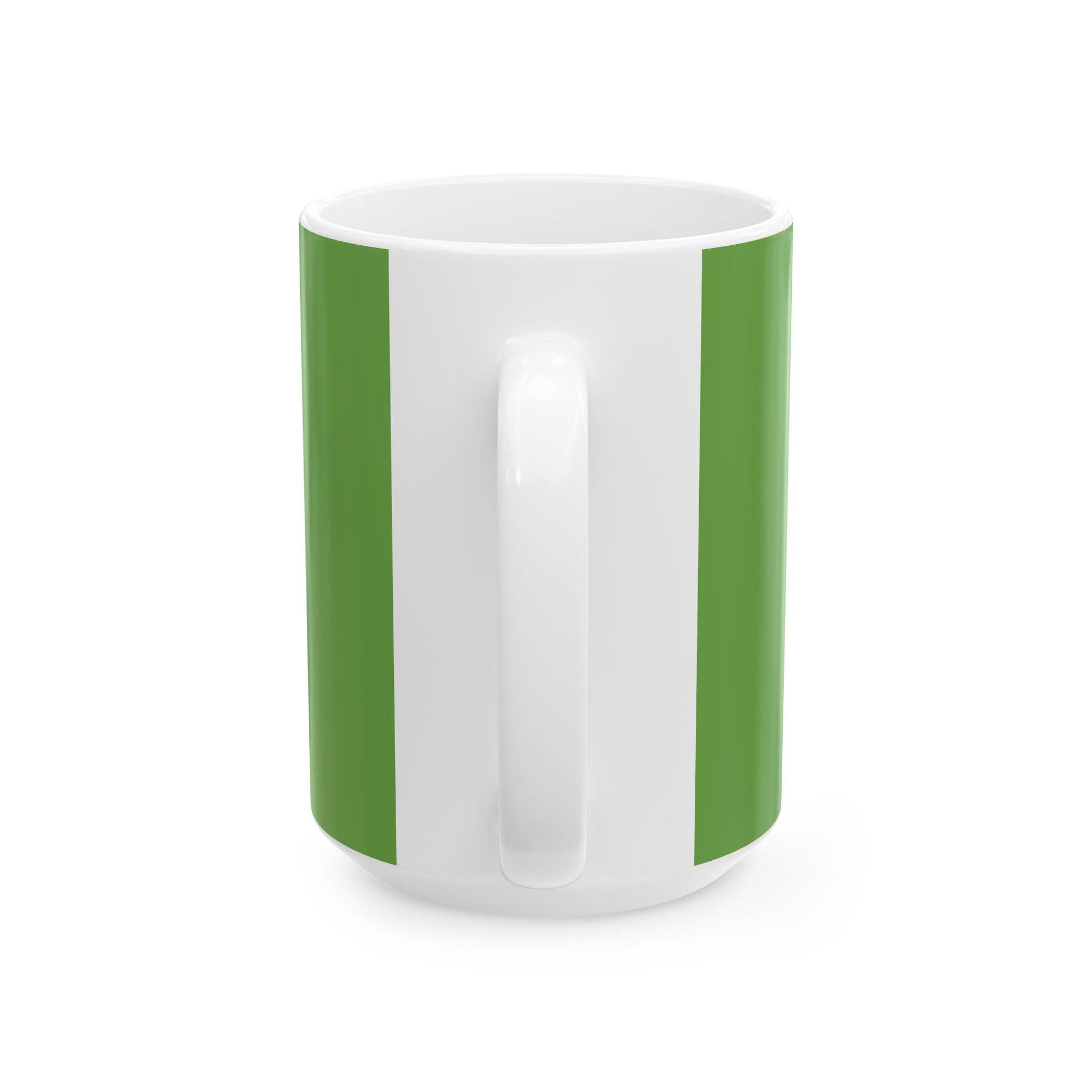 Minimal Bold Number Ceramic Mug, (11oz, 15oz) - snazzymerch