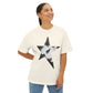 Born This Way Star Face-Unisex Oversized Tee Printify