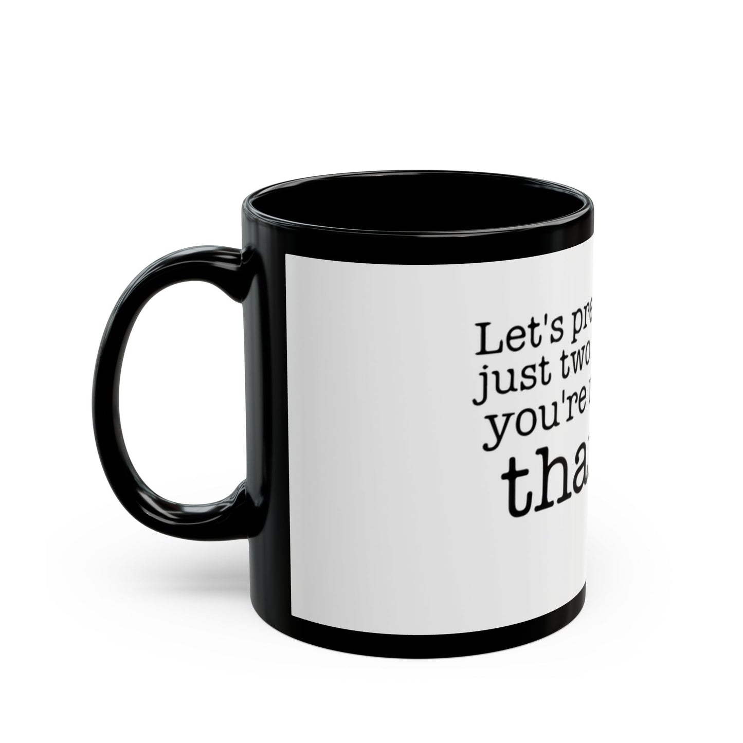 Strong & Brave Black Mug (11oz, 15oz) - snazzymerch