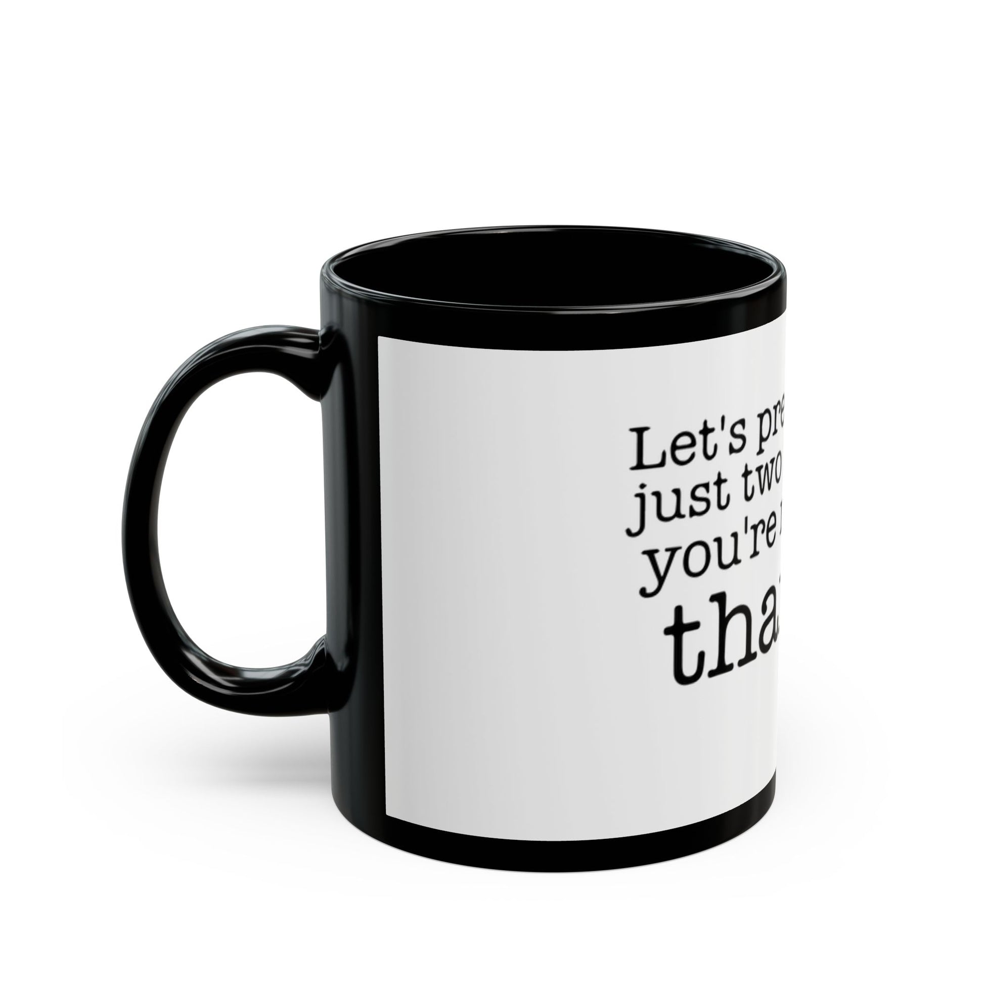 Strong & Brave Black Mug (11oz, 15oz) - snazzymerch