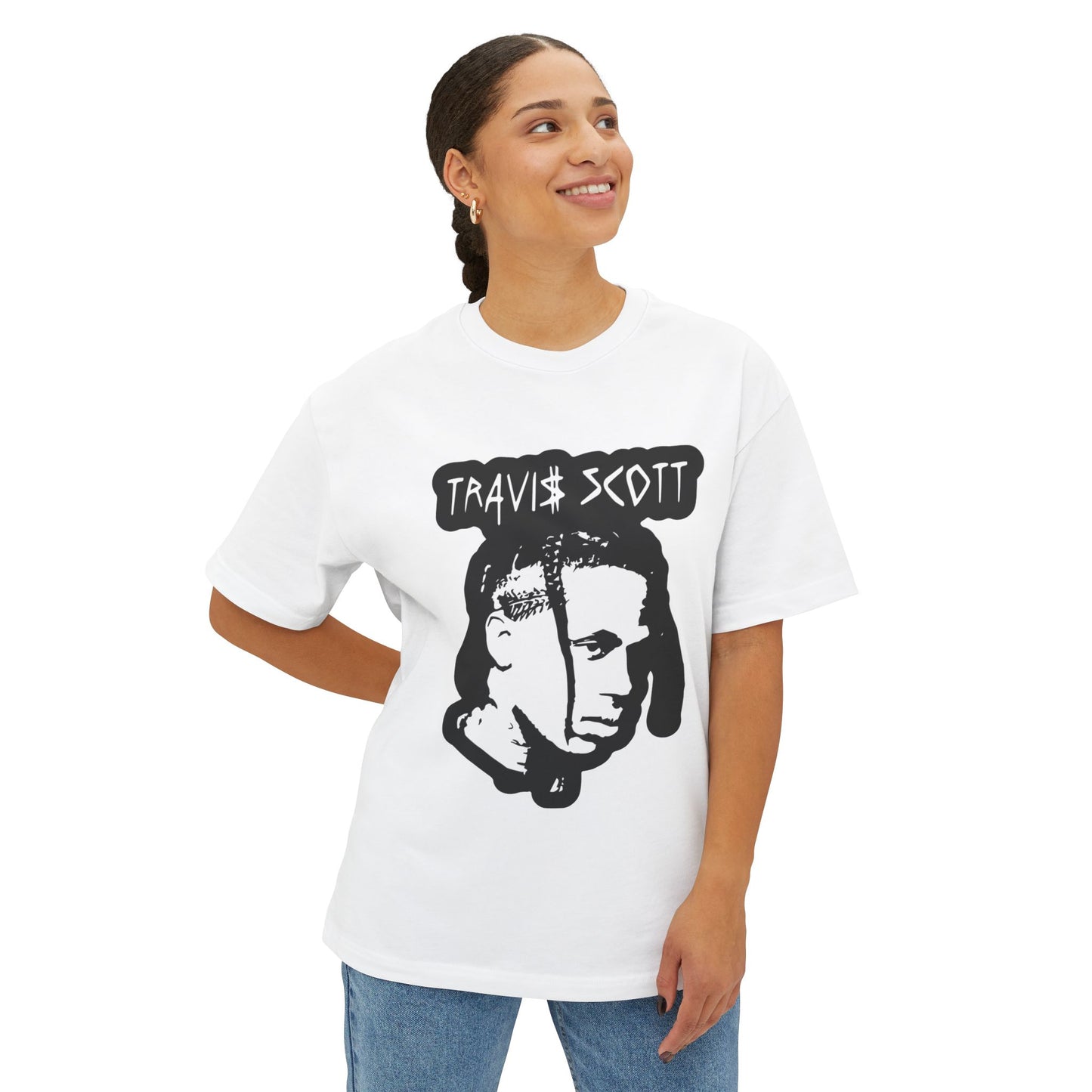 Neon Mirage Unisex Oversized Boxy Tee - snazzymerch