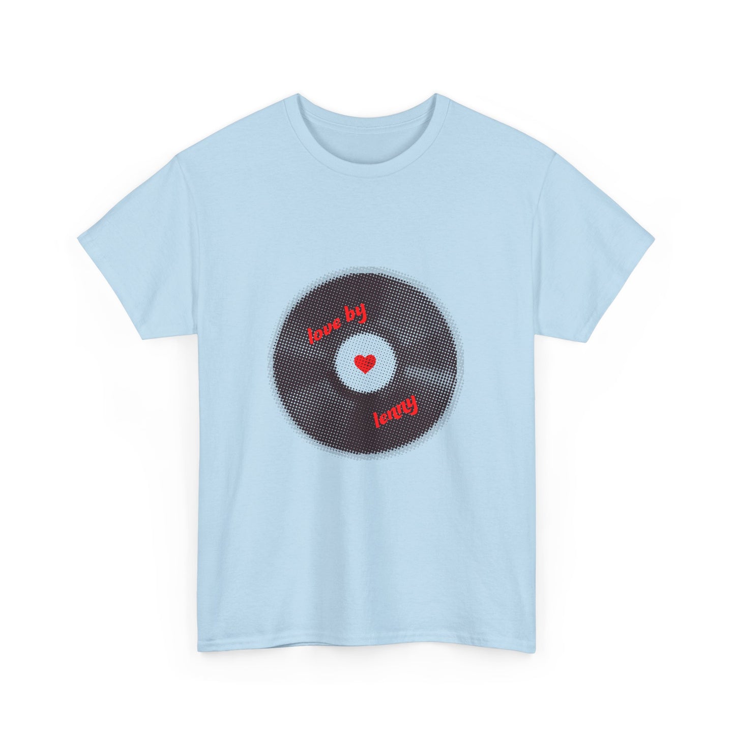 Vinyl Love Spin Unisex Heavy cotton tee Printify