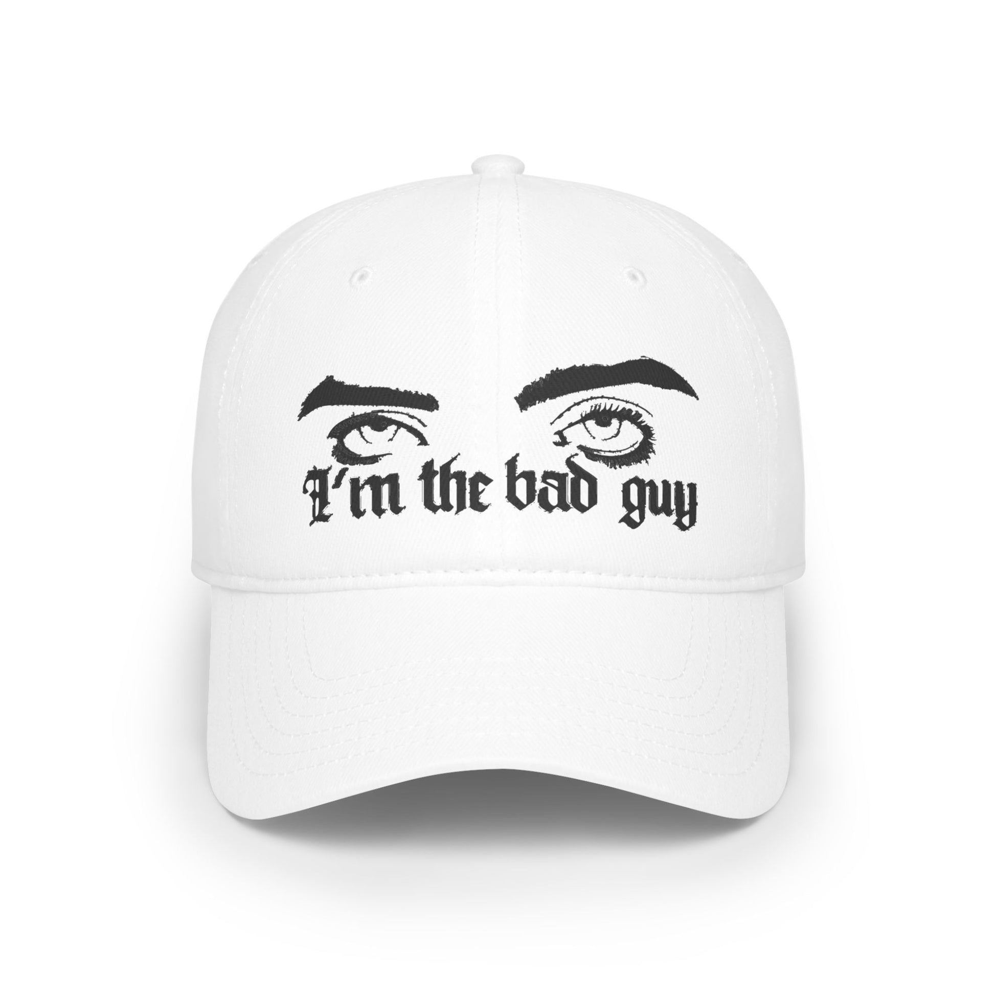 Billie Eilish Inspired Baseball Cap – Eyes & Shadows Gothic Edition Printify
