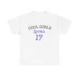 Love for 17 Graphic Unisex Heavy Cotton Tee - snazzymerch