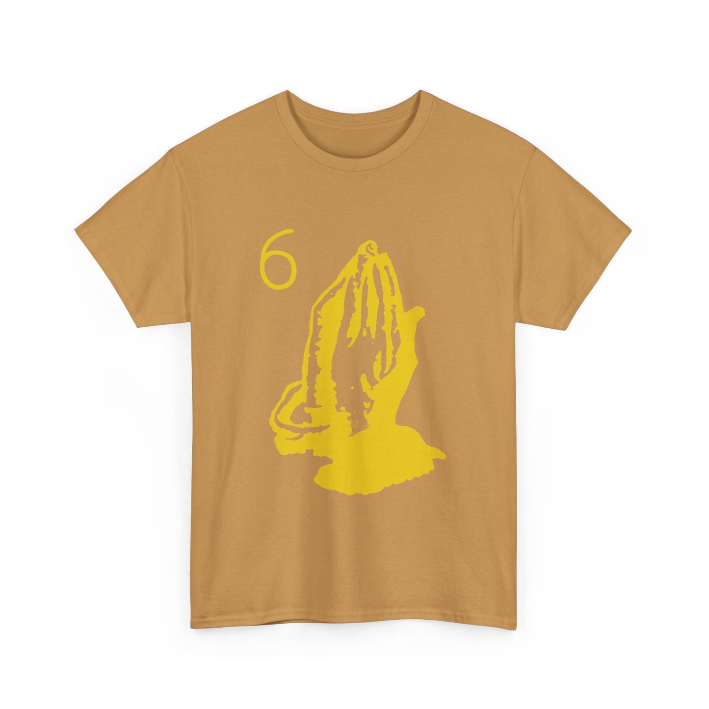 6 God Prayer Hands Heavy Cotton Tee Printify