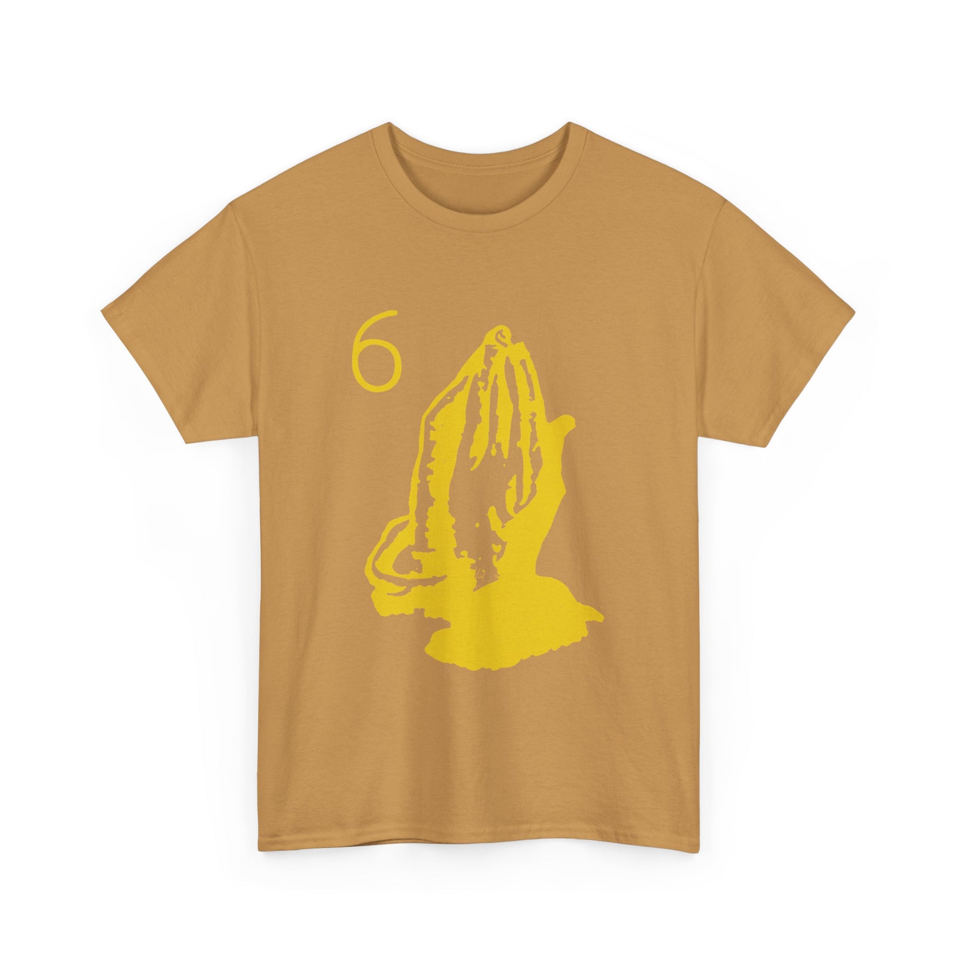 6 God Prayer Hands Heavy Cotton Tee Printify
