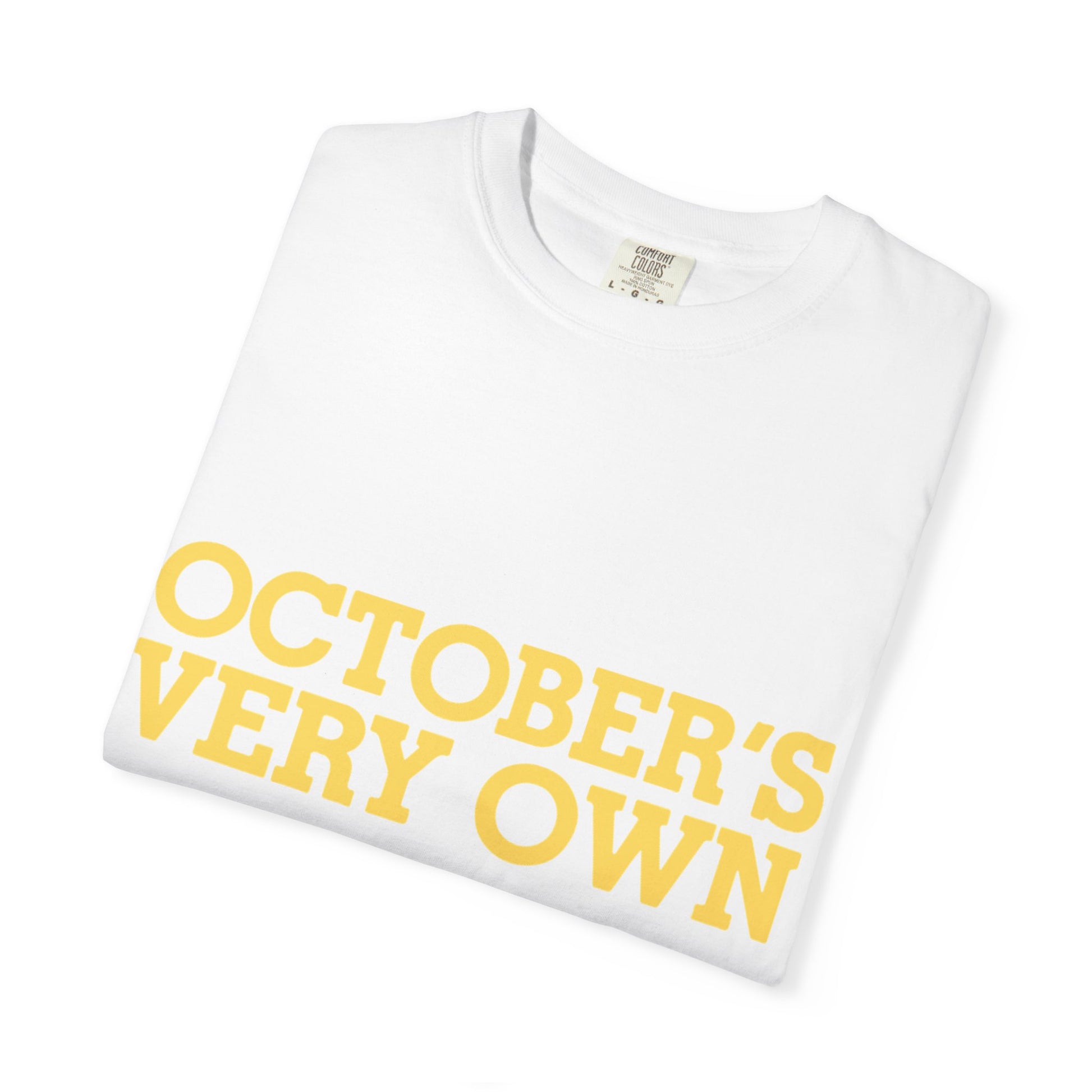 October’s Very Own Bold Logo Dyed Tshirt Printify
