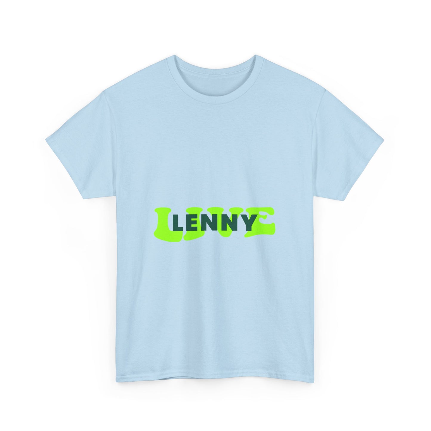 Live Lenny Pop Unisex Heavy cotton tee Printify