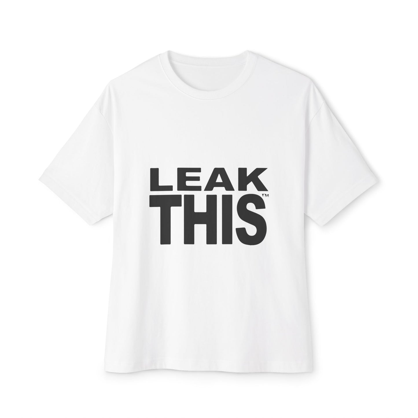 Bold Lettering Unisex Oversized Boxy Tee - snazzymerch