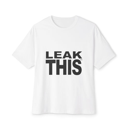 Bold Lettering Unisex Oversized Boxy Tee - snazzymerch