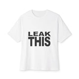 Bold Lettering Unisex Oversized Boxy Tee - snazzymerch