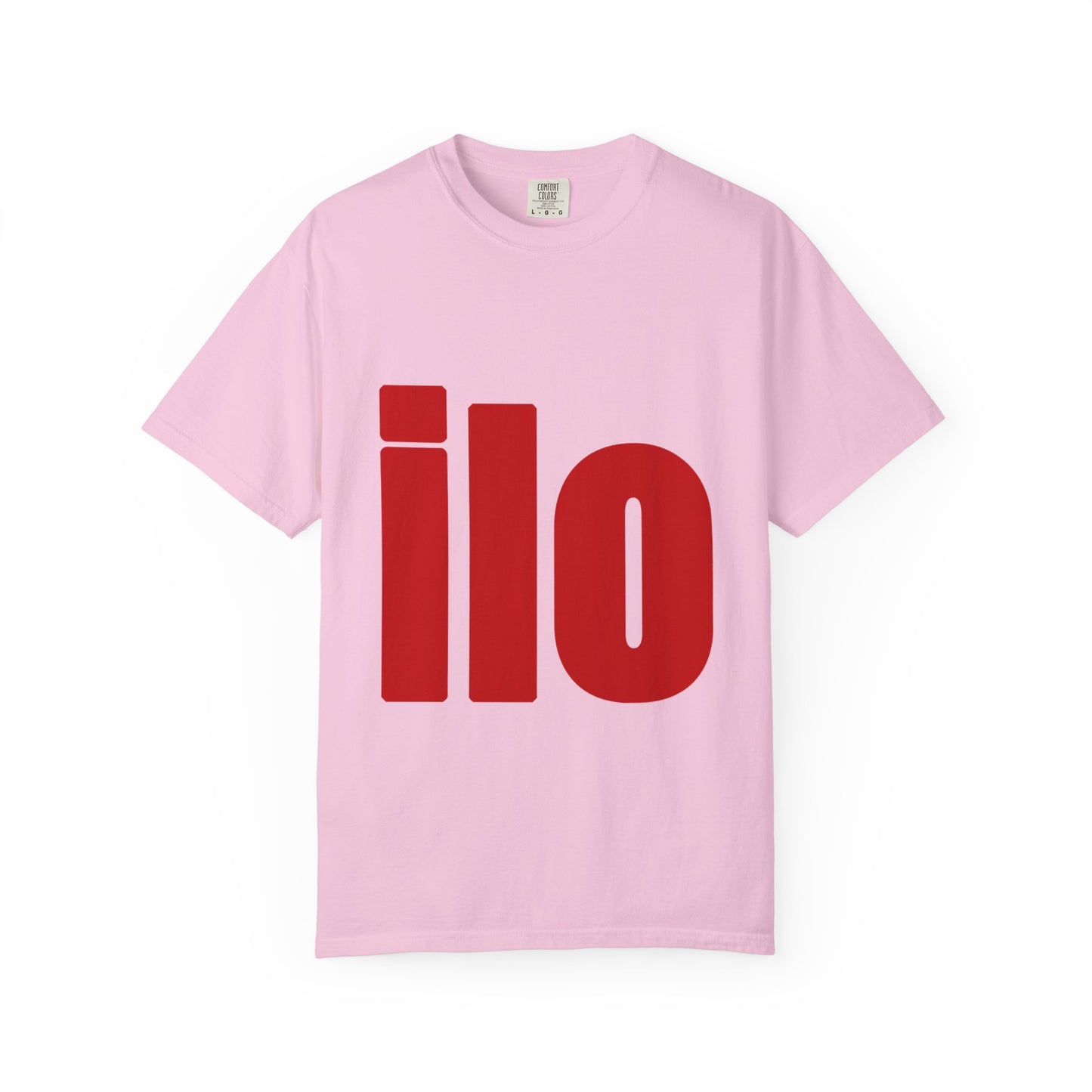 Billie Eilish Inspired Dyed T-shirt – Bold Red Block Edition Printify