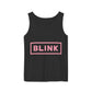 Minimal BLINK Logo – Dyed Tank Top Printify