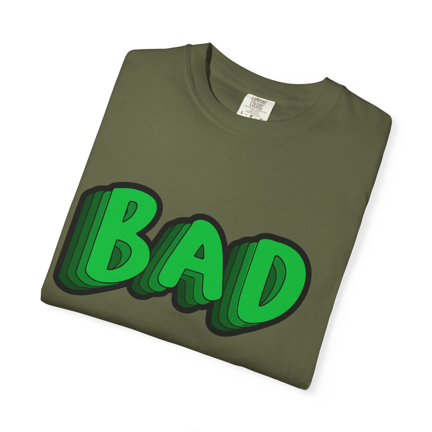 Billie Eilish Inspired Dyed T-shirt – Bold 3D Bad Mood Edition Printify