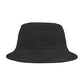 Minimalist Black Disc Outline Bucket Hat Printify