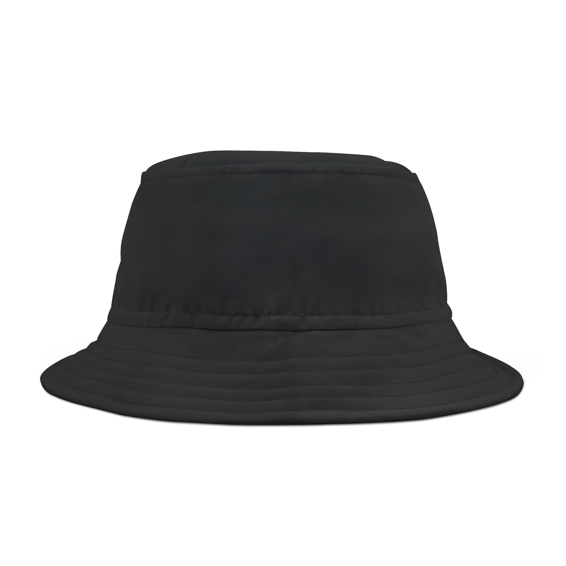 Minimalist Black Disc Outline Bucket Hat Printify