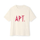 APT Street Bold Unisex Oversized Boxy Tee Printify