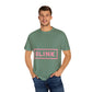 Minimal BLINK Logo – Dyed T-shirt Printify