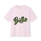 Billie Eilish Inspired Oversized T-Shirt – Electric Script Vibes Edition Printify