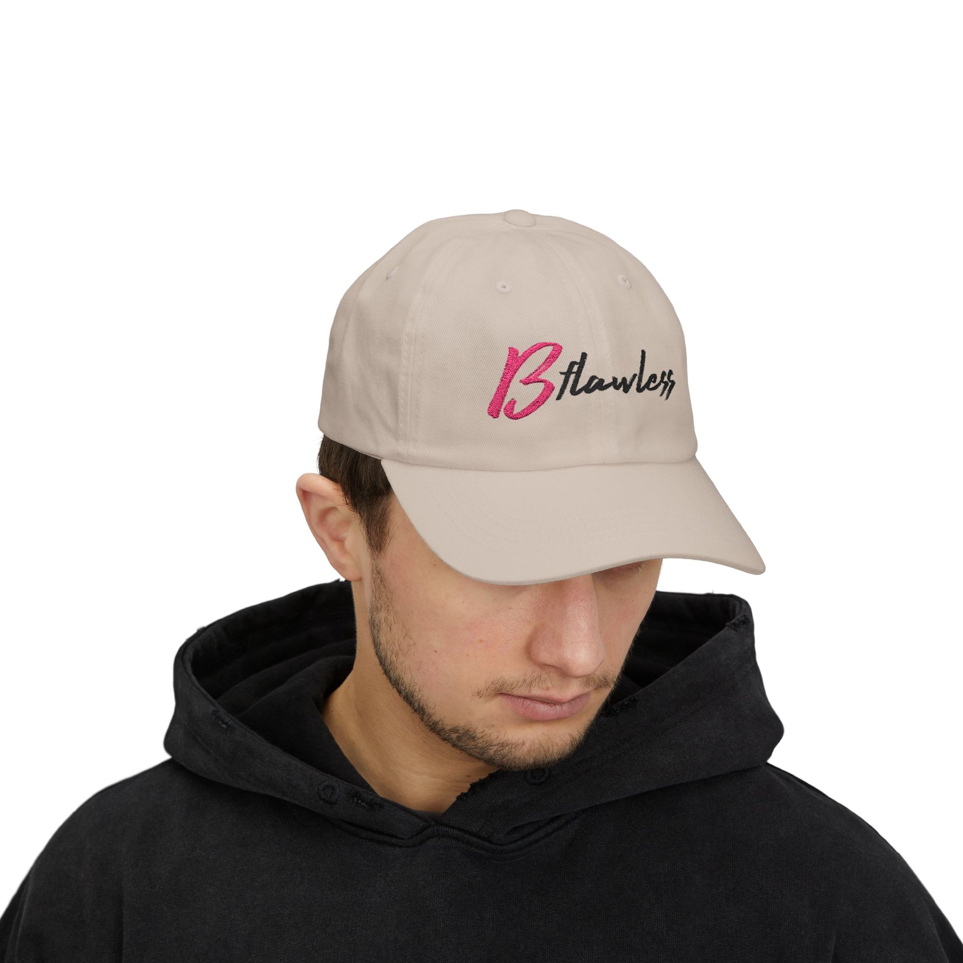 Bold Script “Be Flawless” Classic Dad Cap - snazzymerch