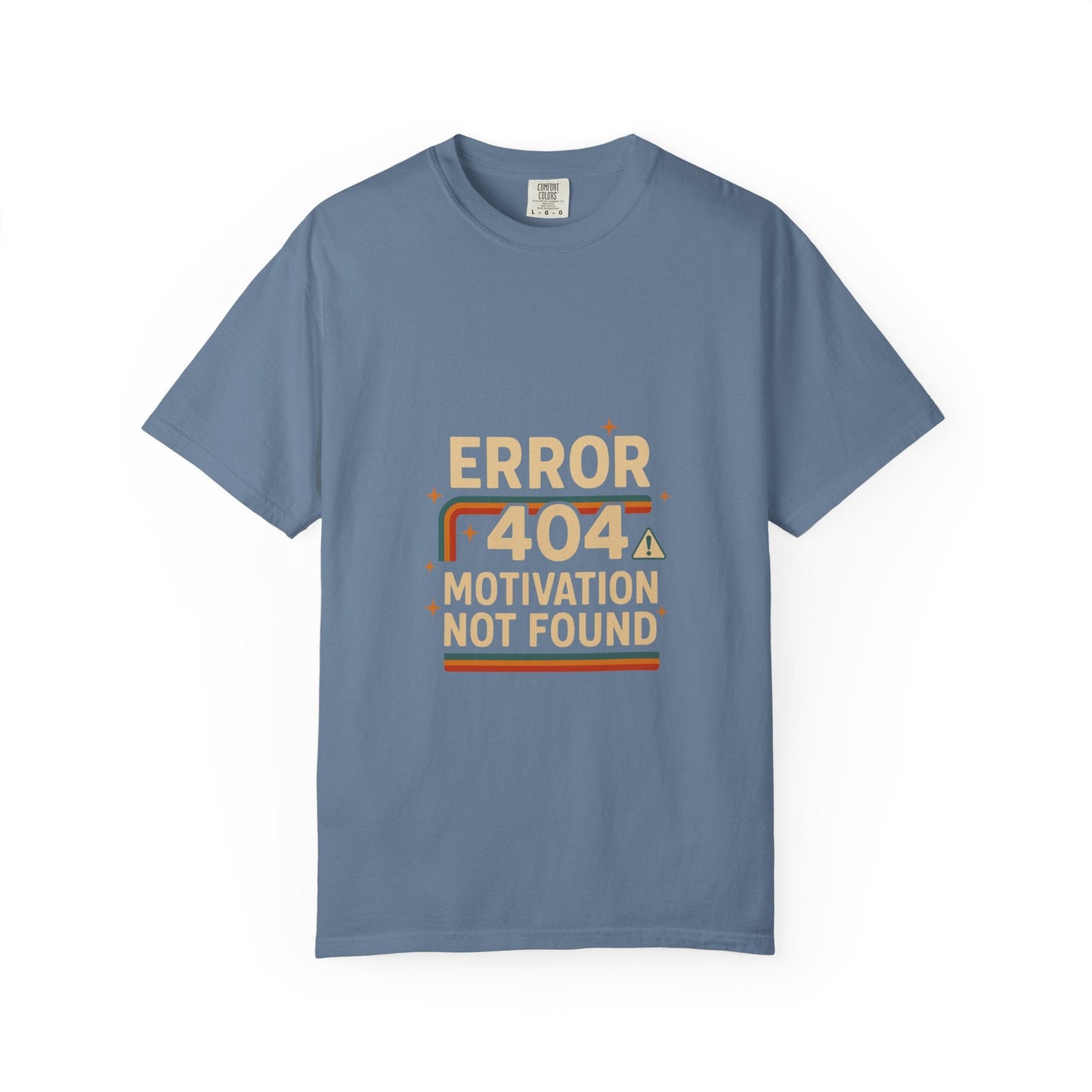 Unisex Garment-Dyed T-shirt – Snazzy Error 404 Edition Printify