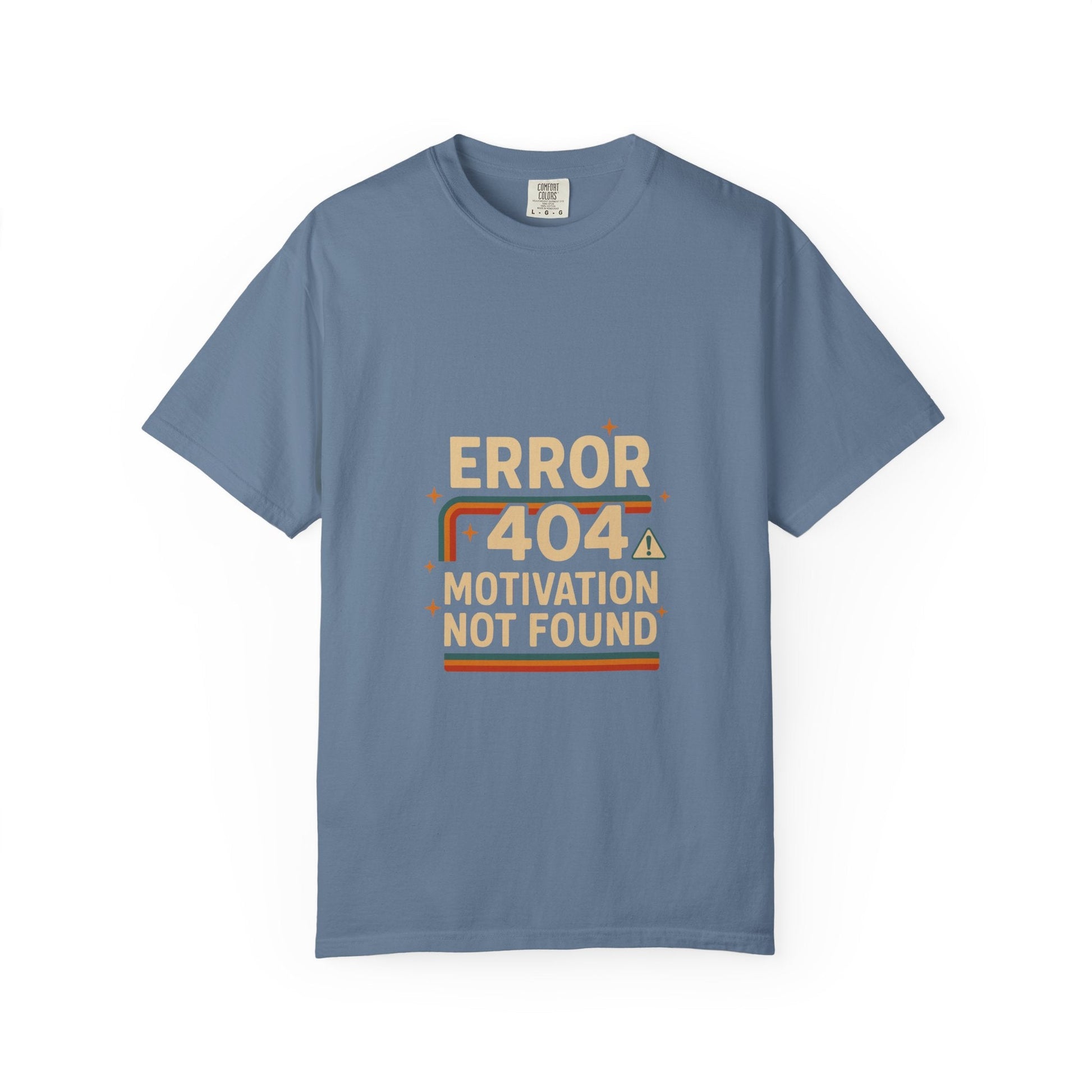 Unisex Garment-Dyed T-shirt – Snazzy Error 404 Edition Printify