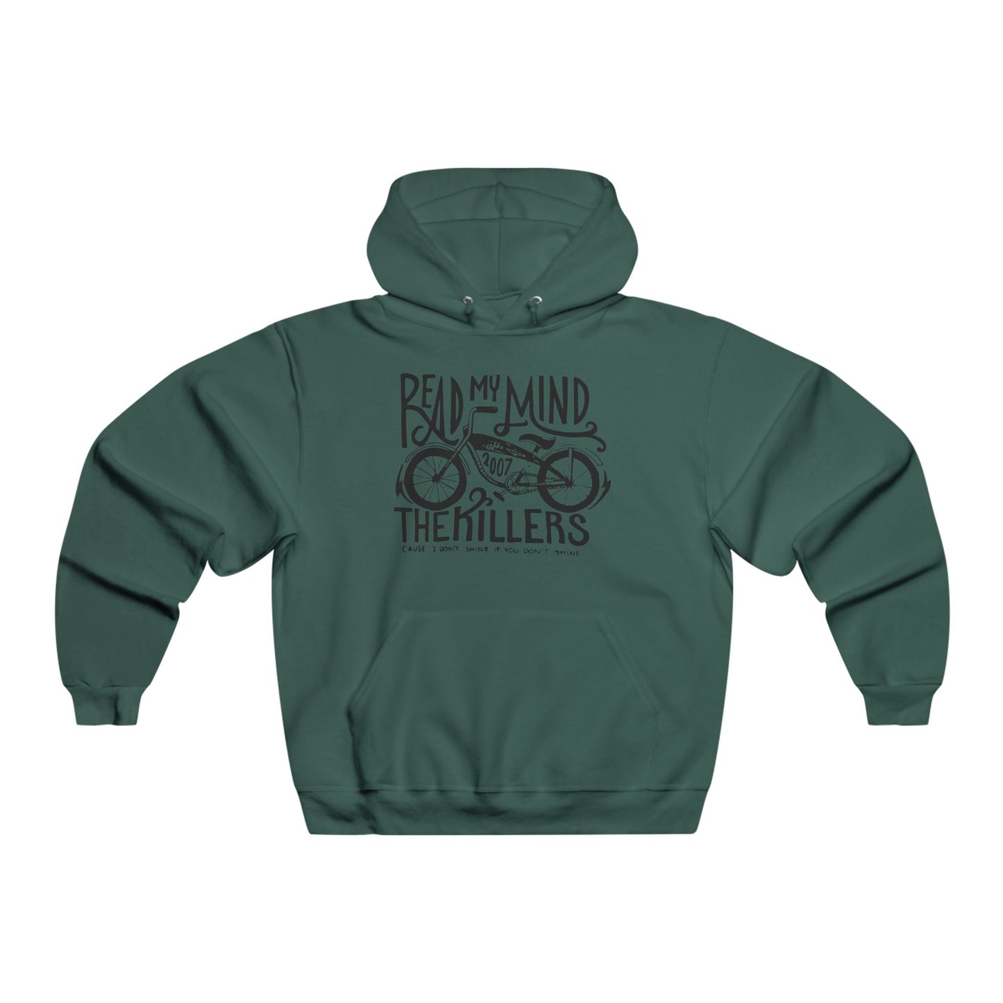 Dot Matrix-Inspired Men's NUBLEND® Hooded Sweatshirt - snazzymerch