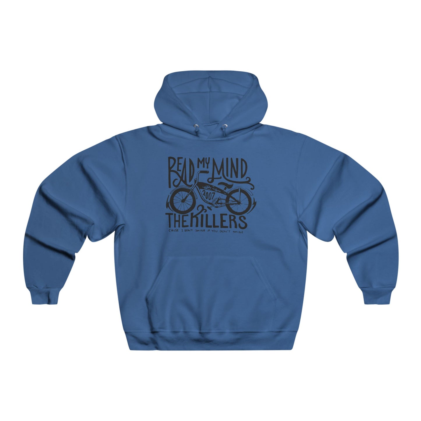 Dot Matrix-Inspired Men's NUBLEND® Hooded Sweatshirt - snazzymerch