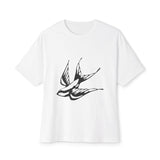 Flight Marked Unisex Oversized Boxy Tee Printify