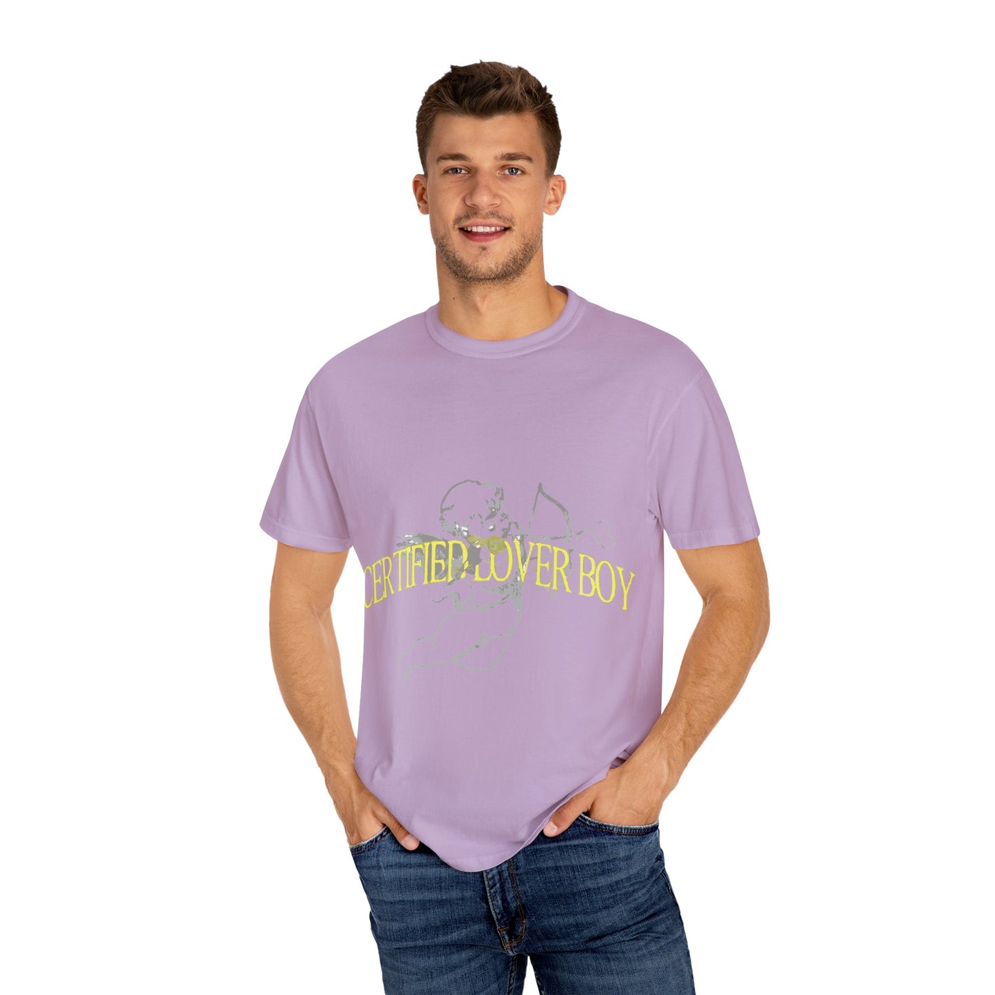 Cupid Lover Boy Dyed Tshirt Printify