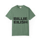Billie Eilish Inspired Dyed T-shirt – Stacked Glow Text Edition Printify
