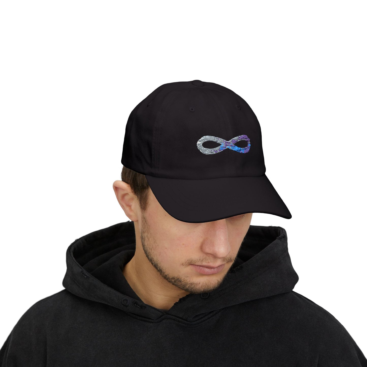 Cosmic Infinity Loop Classic dad cap Printify