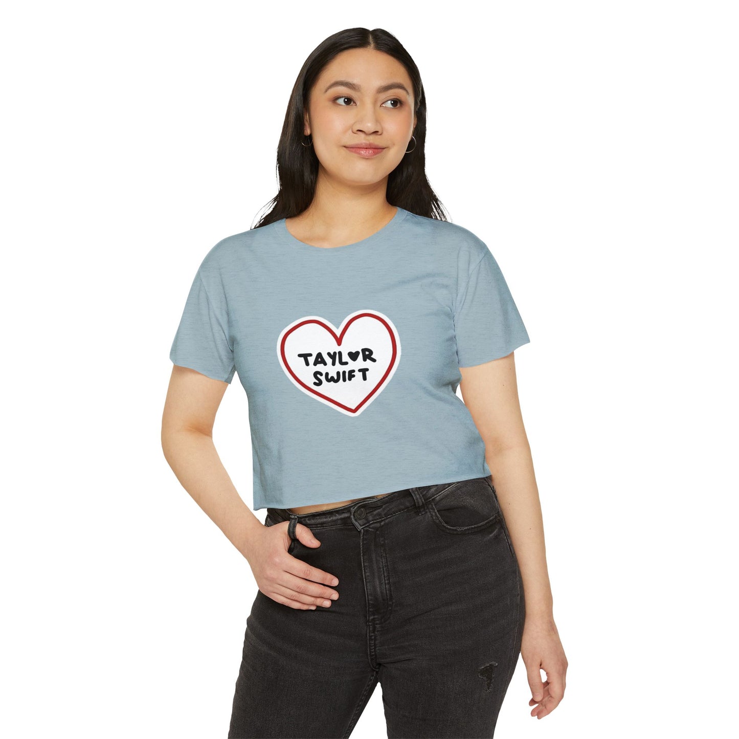 Heartbeats & Midnights Women's Festival Crop Top - snazzymerch