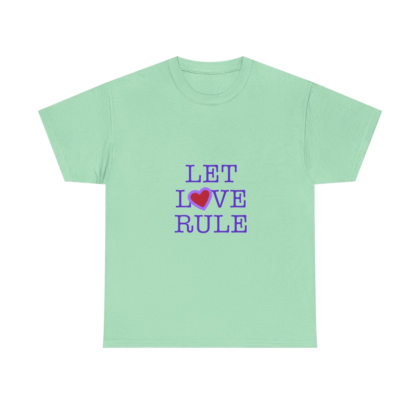 Let Love Rule (Remix) Unisex Heavy cotton tee Printify