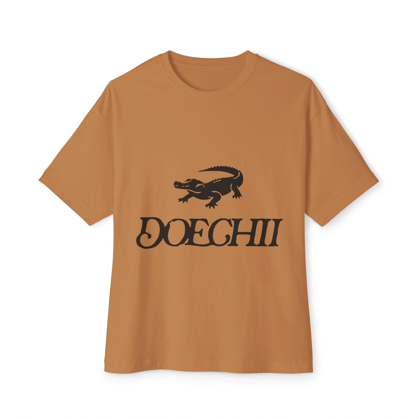 Red Typography Unisex Oversized Boxy Tee - snazzymerch