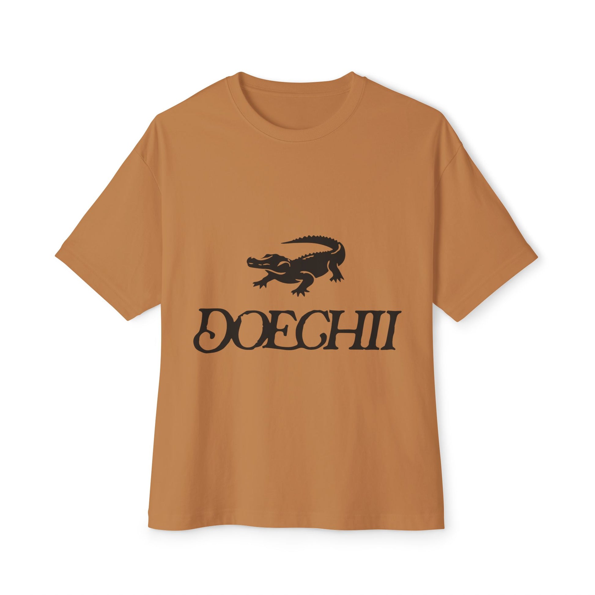 Red Typography Unisex Oversized Boxy Tee - snazzymerch