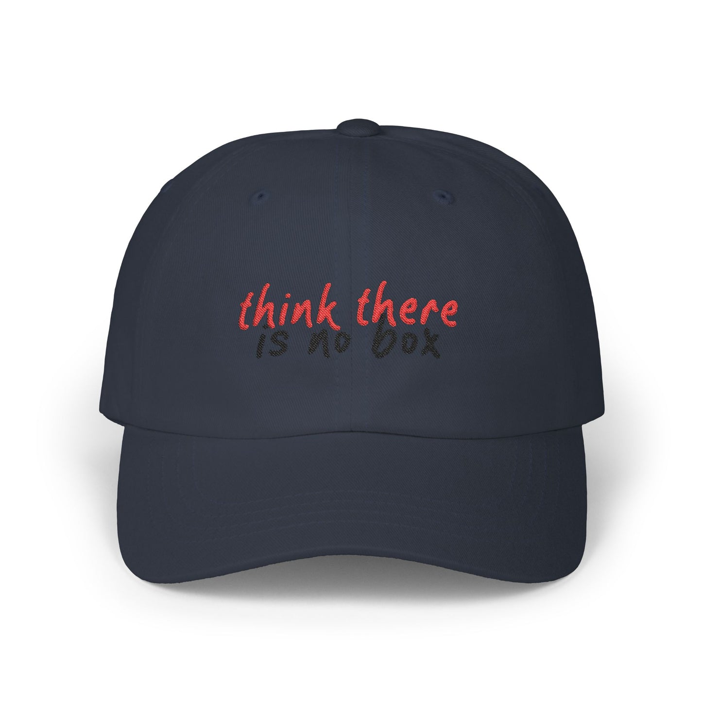 Think There Handwritten Classic Dad Cap - snazzymerch