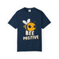 Dyed T-shirt – Snazzy Bee positive Edition Printify