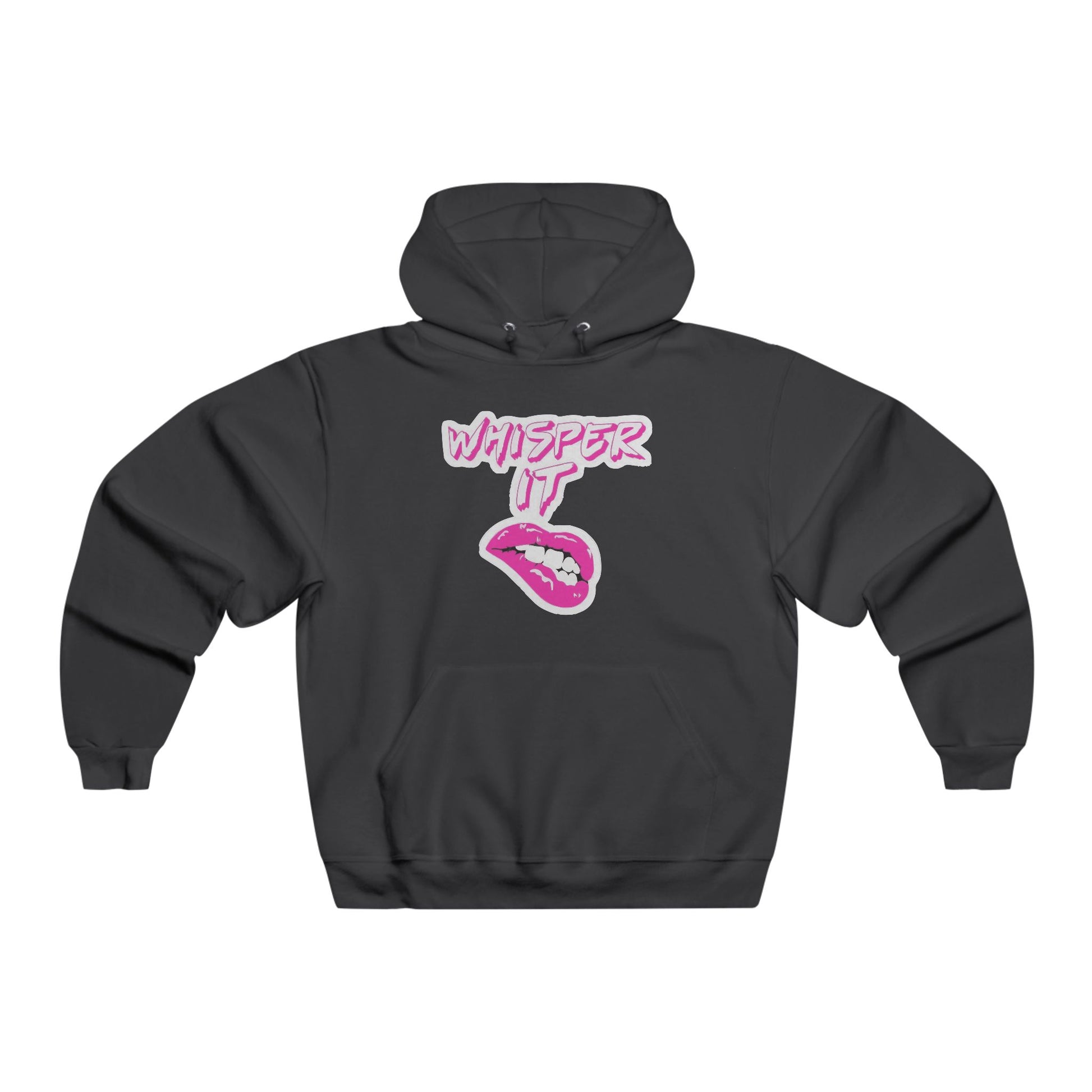 Whisper Lips Men's NUBLEND® Hooded Sweatshirt - snazzymerch