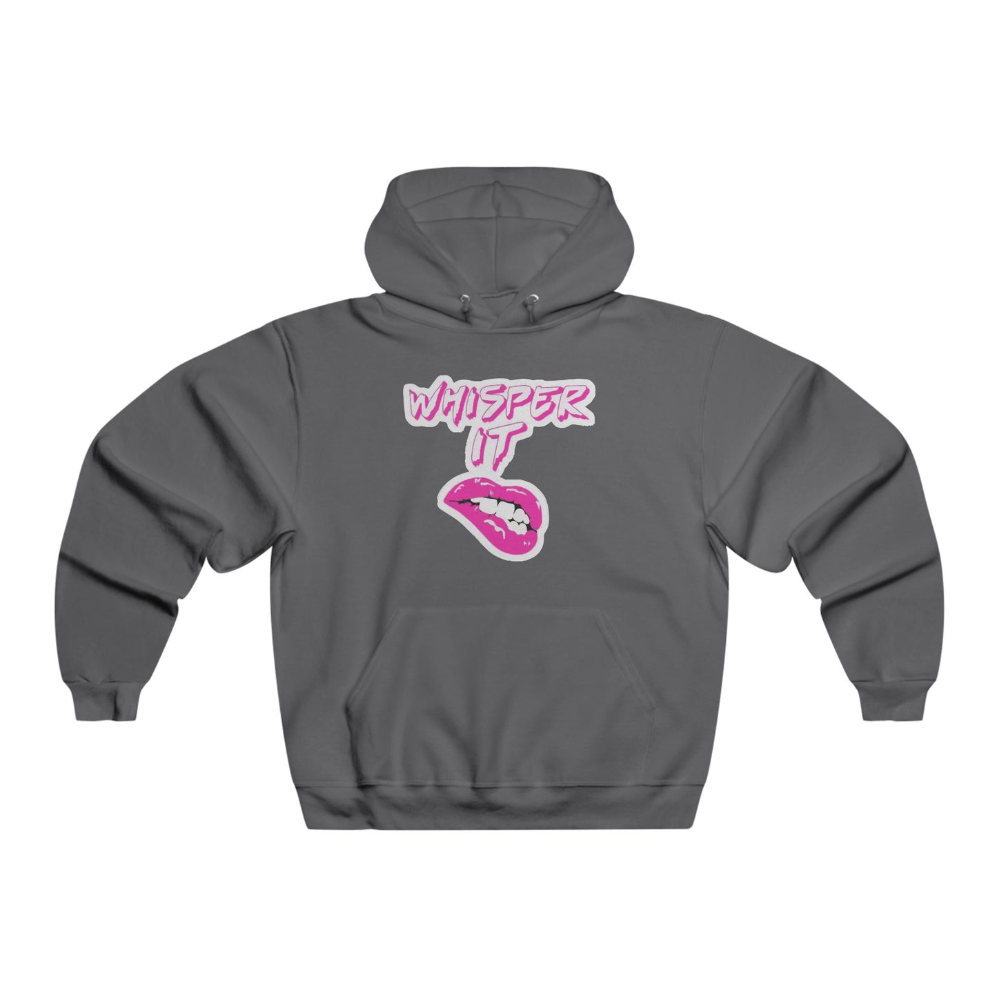 Whisper Lips Men's NUBLEND® Hooded Sweatshirt - snazzymerch