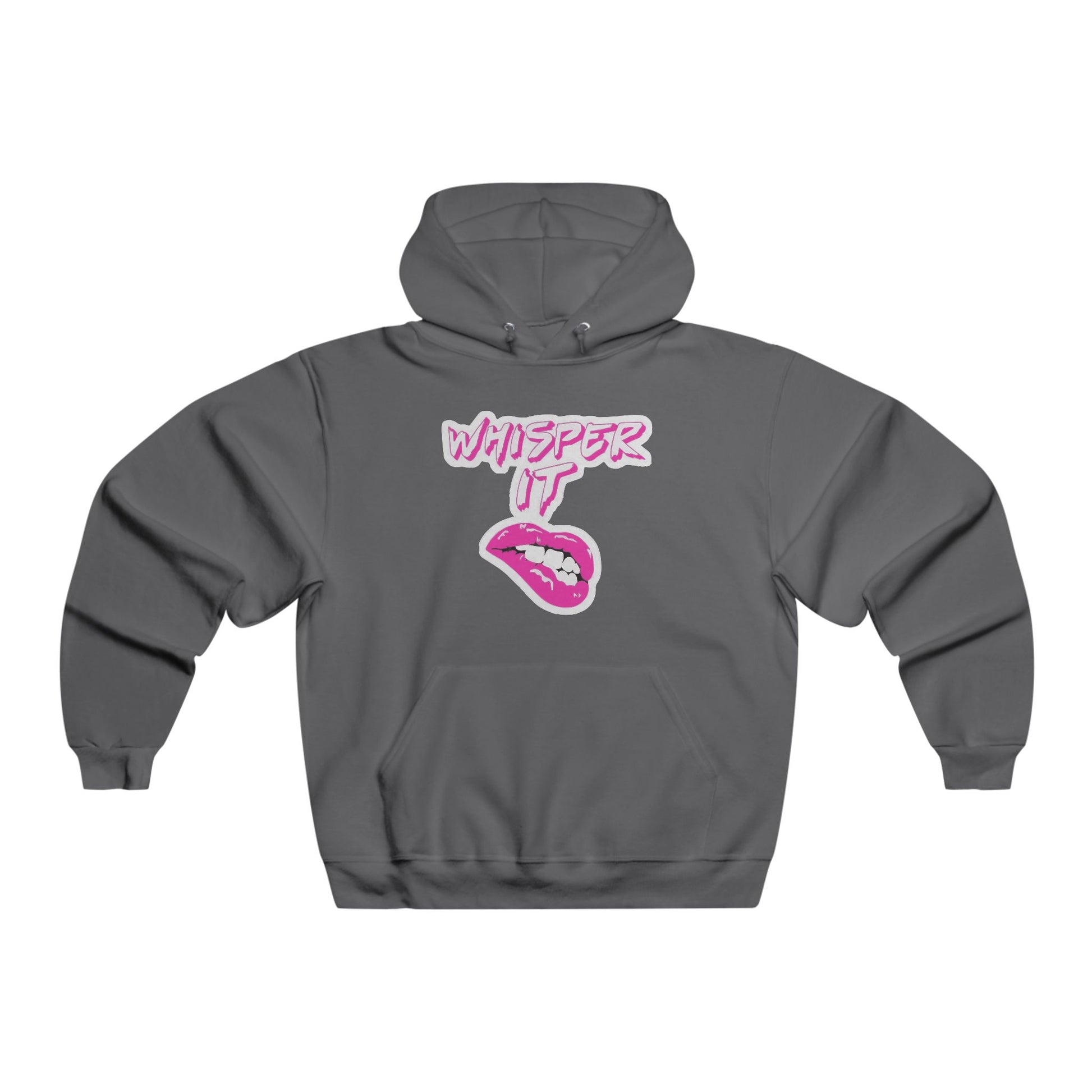 Whisper Lips Men's NUBLEND® Hooded Sweatshirt - snazzymerch