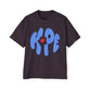 Heart of Hope Retro Men's Heavy Oversized Tee - snazzymerch