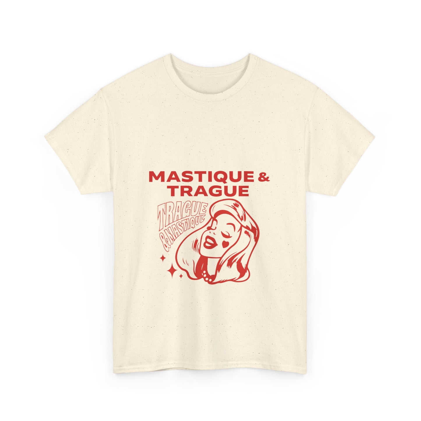 Fierce Femme in Red Unisex Heavy cotton tee Printify