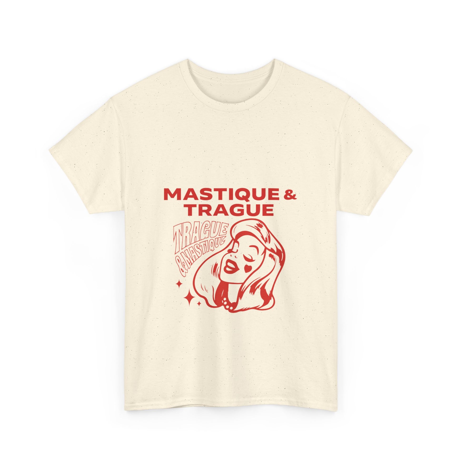 Fierce Femme in Red Unisex Heavy cotton tee Printify