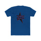 Star Outline Retro Unisex Cotton Tee - snazzymerch