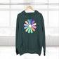 Rainbow Bloom Positivity Three-Panel Fleece Hoodie - snazzymerch