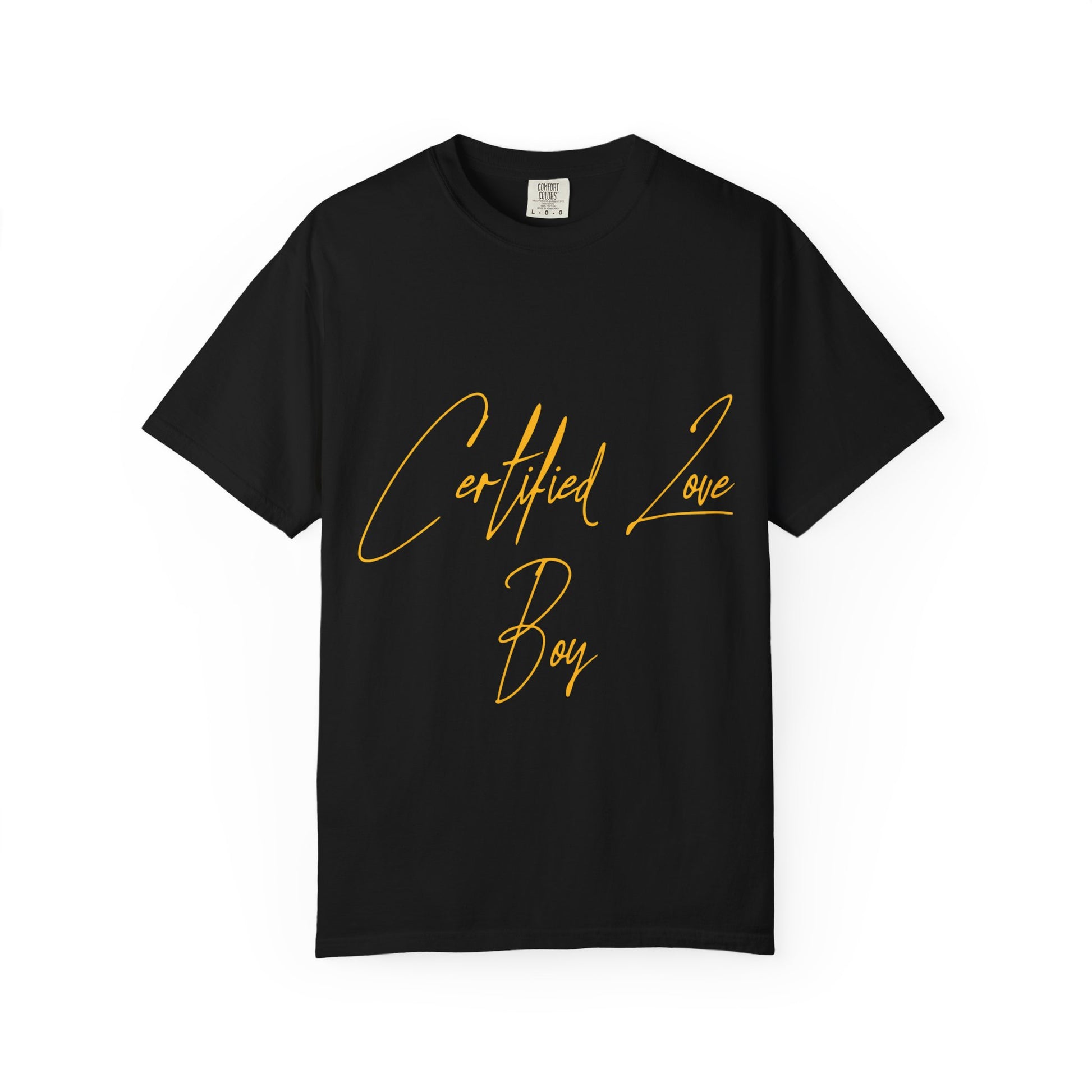 Certified Lover Boy Script Dyed Tshirt Printify