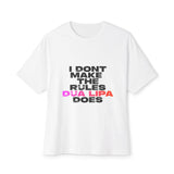 Retro Fade Letter Unisex Oversized Boxy Tee - snazzymerch